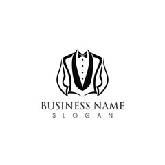work suit logo and symbol vector image