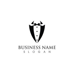 work suit logo and symbol vector image