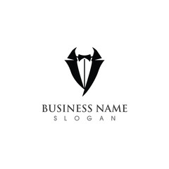 work suit logo and symbol vector image