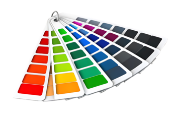 stylish elegant modern detailed professional high quality Color Palette Card with 36 Tones