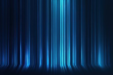 Dark backdrop with vibrant blue vertical light streaks