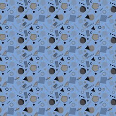 seamless pattern with geometric