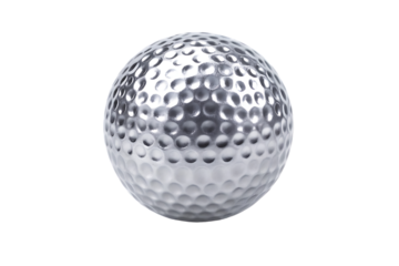 A Close Up of a White Golf Ball Against a Solid Black Background