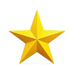 Obraz premium Bright yellow star graphic (1)