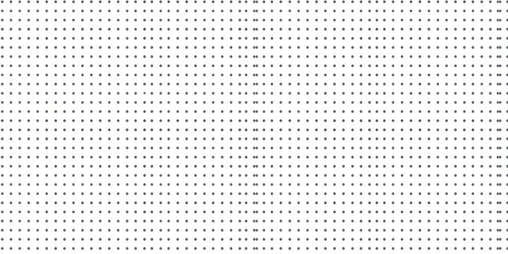 Abstract repeating pattern of small dark gray squares on a white background