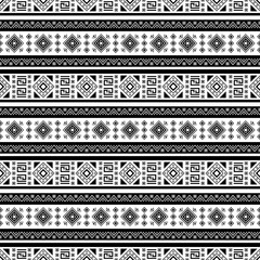 Geometric fabric seamless pattern