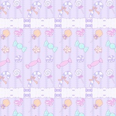 Candy pastel color Pattern background