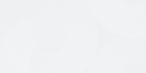 Abstract white glowing geometric lines on gray background. Modern shiny blue circle lines pattern. Futuristic technology concept.Eps 10