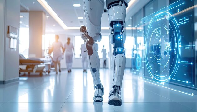 Robotic Exoskeleton for Rehabilitation in Hospital Corridor