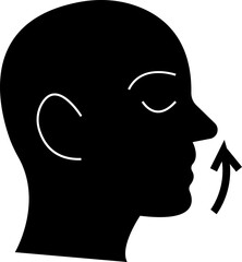 Breathing Icon , Featuring Human Lungs, Airflow, Inhalation, Exhalation, Respiratory System, Meditation, Relaxation, Wellness, and Healthcare Symbols in Modern Vector Style, breathing exercise