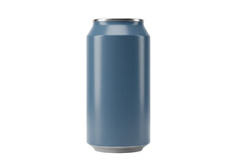 Isolated aluminum drink can for soda, beer or water, on a neutral field for label mockups