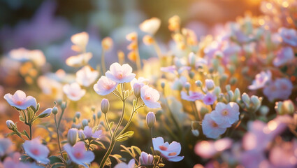 spring flowers in the garden