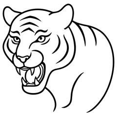 Obraz premium Angry Tiger