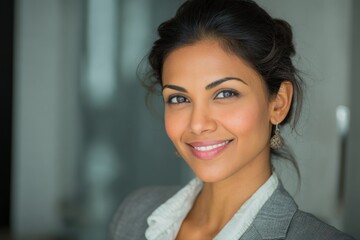 Obraz premium Beaming self assured Indian businesswoman