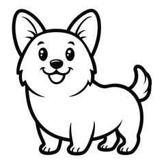 Vector Cute Puppy Cartoon – Adorable Dog Illustration