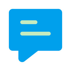 message duo tone icon