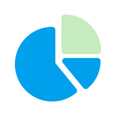 segmentation duo tone icon