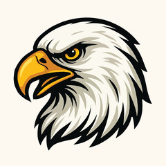 Obraz premium Majestic Eagle Head Symbol of Freedom and Power Vector Illustration