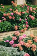 Elegant Floral Shopfront with Lush Greenery and Blooming Flowers