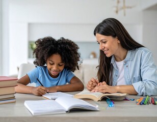 Tutoring session, child learning (1)