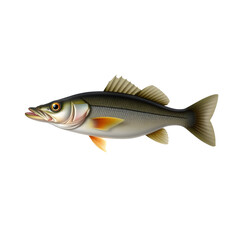 Obraz premium Realistic depiction of a Seabass