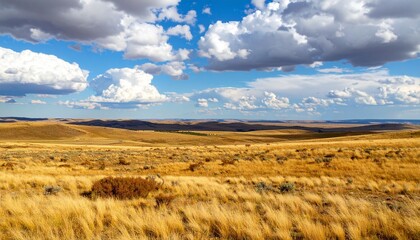 field of wheat with clouds