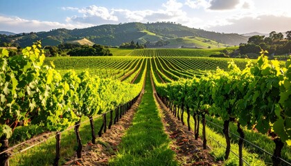Obraz premium vineyard in france
