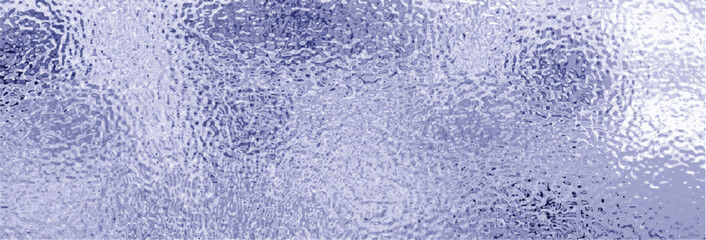 Frozen transparent matte glass rippled background	

