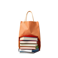 Books in a Shopping Bag A Stack of Literature