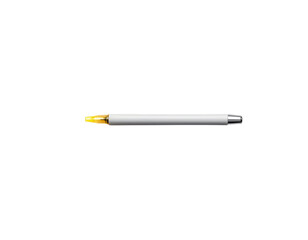 Elegant White and Gold Pen