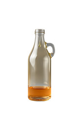 Glass Bottle of Oil with Handle and Drips
