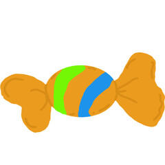 sweet potato chips isolated on white