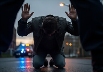 Man got arrested by the police