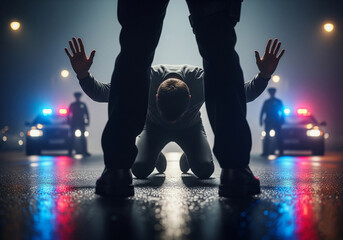 Man got arrested by the police