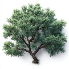 Mature tree, full, lush green foliage