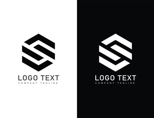 S letter logo template