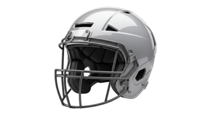 American football helmet for player safety isolated PNG with Transparent Background