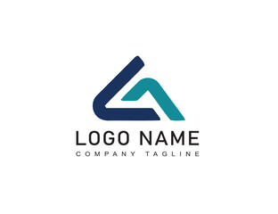 Trendy monogram logo