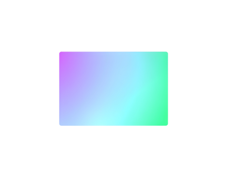 Gradient rectangle with purple, blue, and green colors - Powered by Adobe