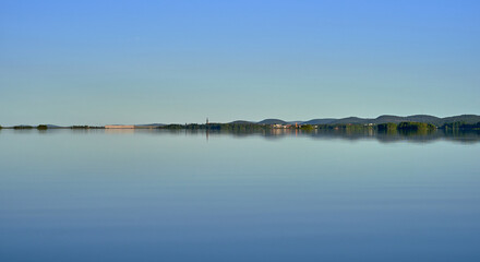 view of the river and the city
