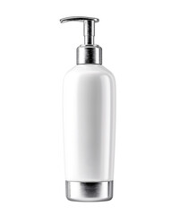 Elegant Soap Dispenser: A minimalist, sophisticated soap dispenser, featuring a gleaming metal pump, embodies the essence of modern hygiene and style.