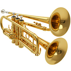 Obraz premium Shine Bright: Professional Trumpet Photography for Musicians & Music Lovers