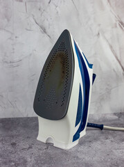 Dirty iron, stain burns on the ironing board