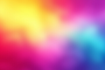Obraz premium Vibrant color gradient, modern blend of yellow, pink and blue with a smooth texture for creative projects