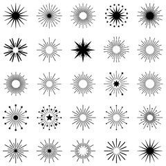 Obraz premium set of floral elements