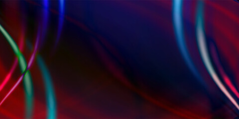 Non Abstract light background with smooth curved lines in blue, purple, and red gradient. Futuristic glowing design suitable for digital art, wallpapers,