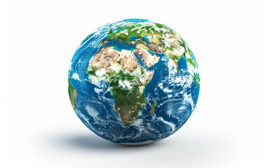 Fototapeta premium earth isolated on white background PNG. 