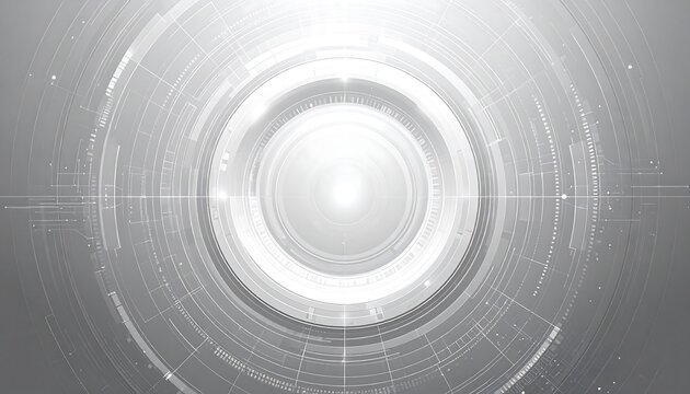 A complex design featuring concentric circles and intricate, graphic lines creates a modern and sophisticated abstract background.