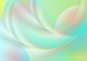 Pastel colorful liquid circles abstract concept geometric background. Vector concept design