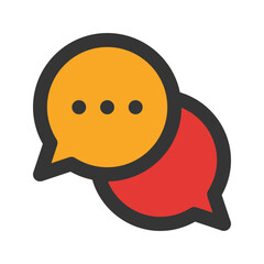 communications outline fill icon